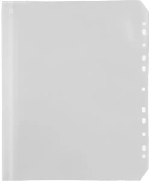 Obálka s eurozávěsem a zipem A4 čirá