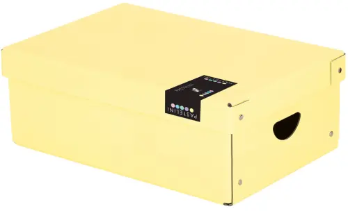 Krabice lamino PASTELINI 355x240x90mm žlutá
