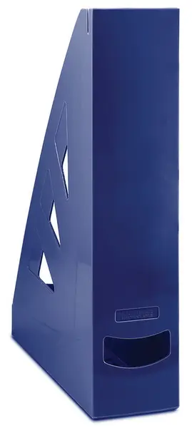 Stojan na časopisy Donau tm. modrý