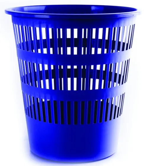 Koš odpadkový perforovaný Donau modrý