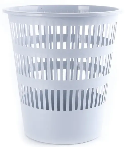 Koš odpadkový perforovaný Donau šedý