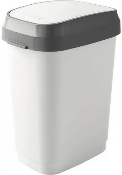 Odpadkový koš Dual Swing 10l bílý
