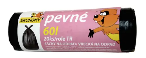 Odpadkové pytle Economy 60l 20ks