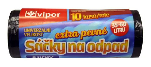 Odpadkové pytle s uchy 20l černé