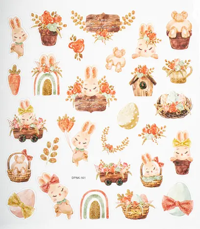 Samolepky papírové DPNK-161 Velikonoce DP