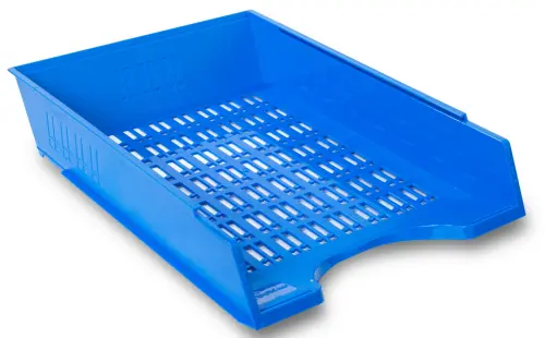 Zásuvka děrovaná Donau modrý