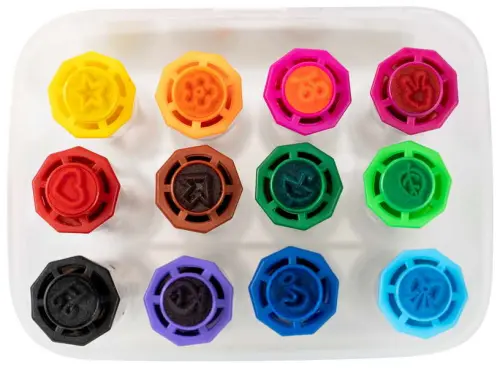 Popisovač Signet s razítkem 12 barev