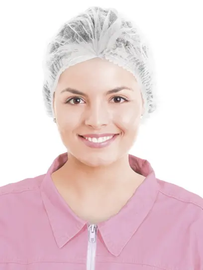 Čepice jednorázové bílé 100ks