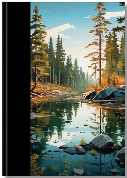 Kniha záznamní A5 100 listů linka lamino