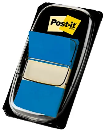 Záložka samolepicí 25x43 mm 680-2 modrá