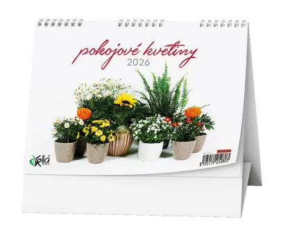 Kalendář stolní Pokojové květiny
