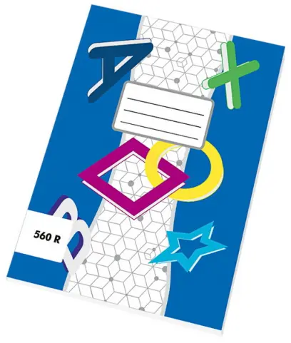 Sešit 560 recyklovaný, formát A5, 60 listů, čistý