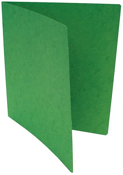 Mapa bez klop odkládací prešpan zelená