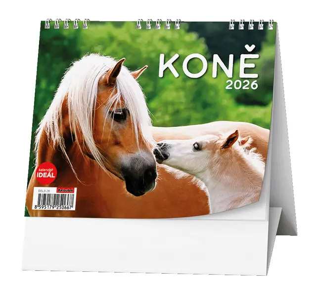 Kalendář stolní IDEÁL - Koně