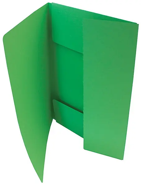 Mapa 3 klopá odkládací zelená