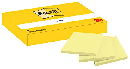 Blok samolepicí 38x51 mm 3x100 lístků 653 žlutý