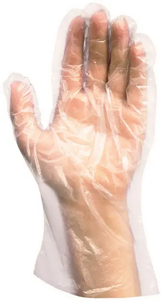 Rukavice PE jednorázové 100 ks