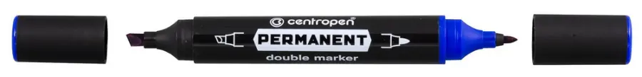 Značkovač nestíratelný 1666 Double modrý