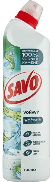Čistič na WC Savo Turbo 700 ml