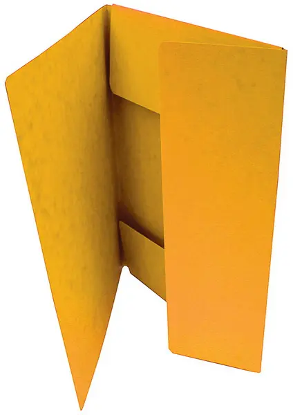 Mapa 3 klopá odkládací prešpan žlutá