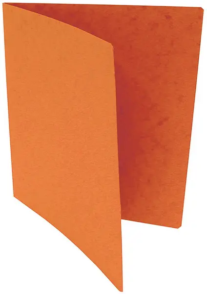 Mapa bez klop odkládací prešpan oranžová