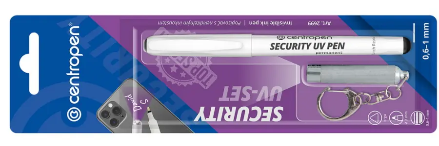 Popisovač 2699 Security UV-Pen + UV svítilna