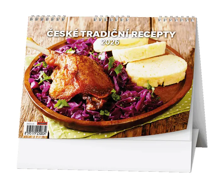 Kalendář stolní České tradiční recepty