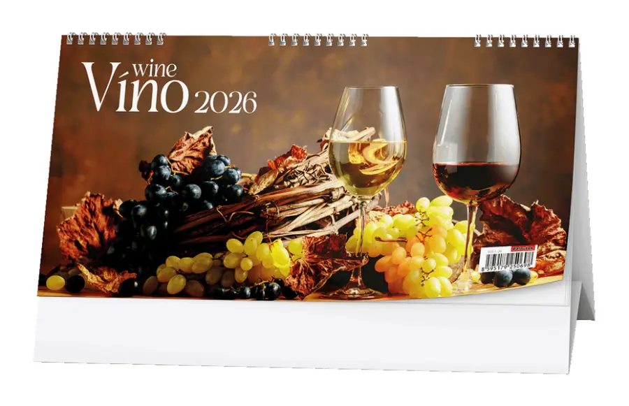 Kalendář stolní Víno