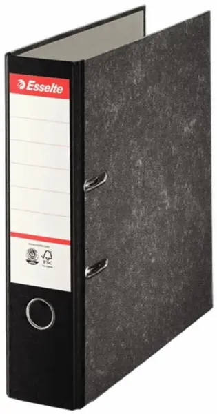 Pořadač pák. 70 mm mramor černý