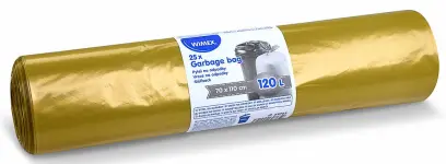 Pytel PE 700x1100 mm 120 l 50 mic. žlutý 25 ks