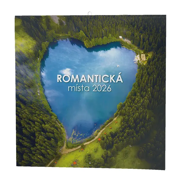 Kalendář nástěnný poznámkový Romantická místa