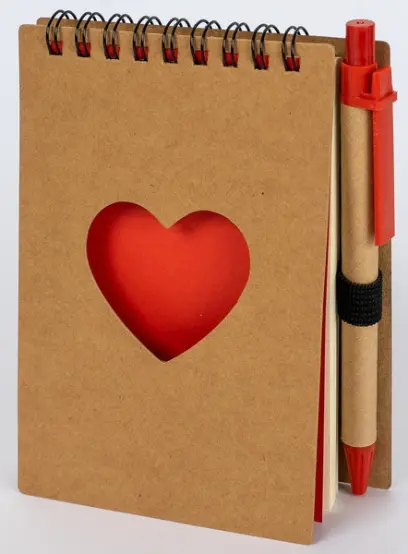 Blok spirálový Eco Heart