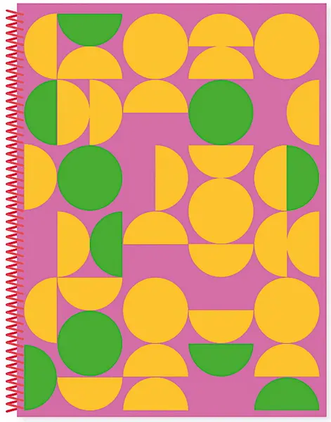 Blok spirálový A5 linka 50 listů College bezdřevý