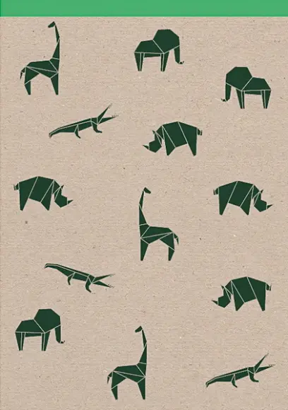 Blok poznámkový A5 čtvereček šitý recyklovaný