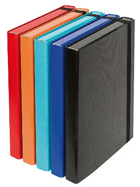 Box s gumou z lepenky černý