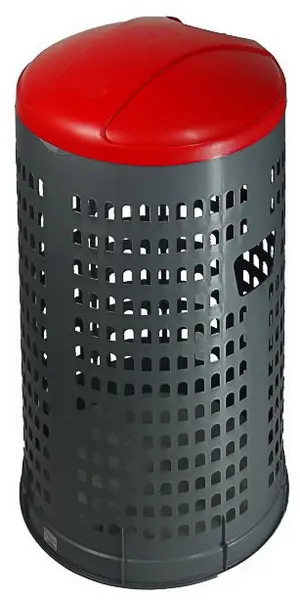 Koš na odpadkové pytle Ekolina červený