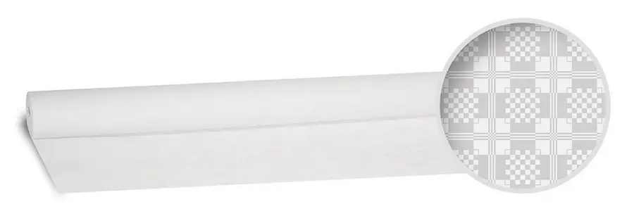 Ubrus papírový 10 x 1,2 m rolovaný bílý