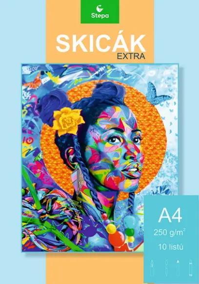 Skicák A4 10 listů