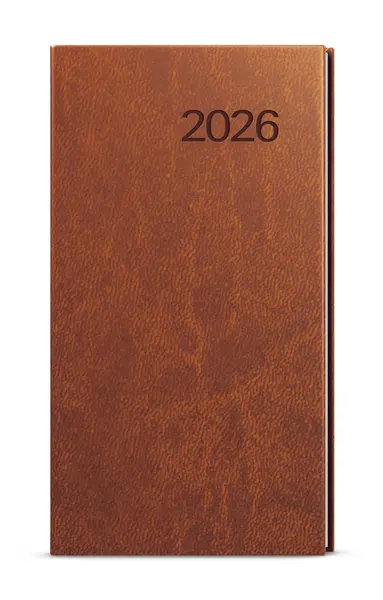 Diář týdenní - Jakub - Vivella - kapesní - hnědá