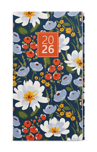 Diář týdenní - Jakub - Lamino - kapesní - Květiny