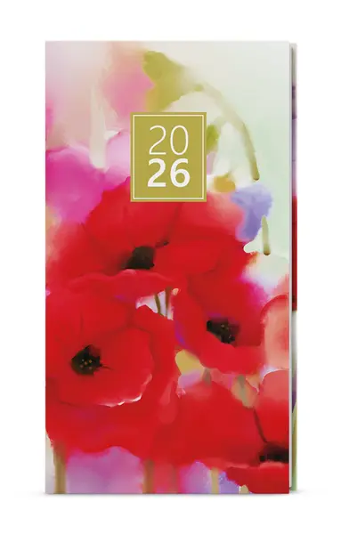 Diář týdenní - Jakub - Lamino - kapesní - Máky