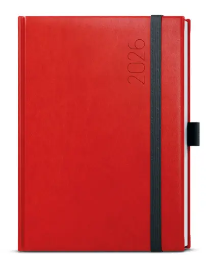 Diář týdenní - Oskar - Reno - A5 - červená