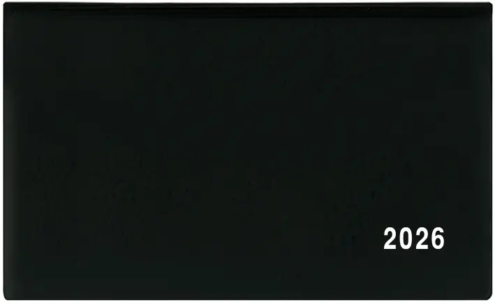 Diář týdenní - Cyril - PVC - černá