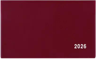 Diář týdenní - Cyril - PVC - bordó