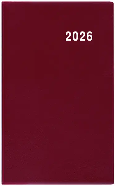 Diář týdenní - Gustav - PVC - bordó