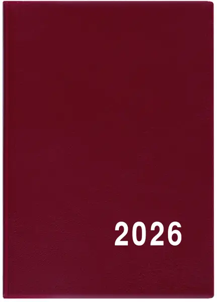 Diář týdenní - Hynek - PVC - bordó