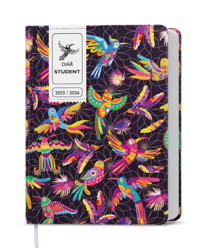 Diář týdenní - Student - V8 - lamino - kapesní - Papoušci