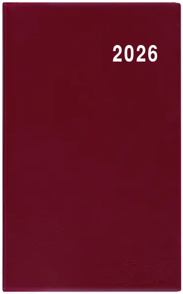 Diář měsíční - Marika - PVC - bordó