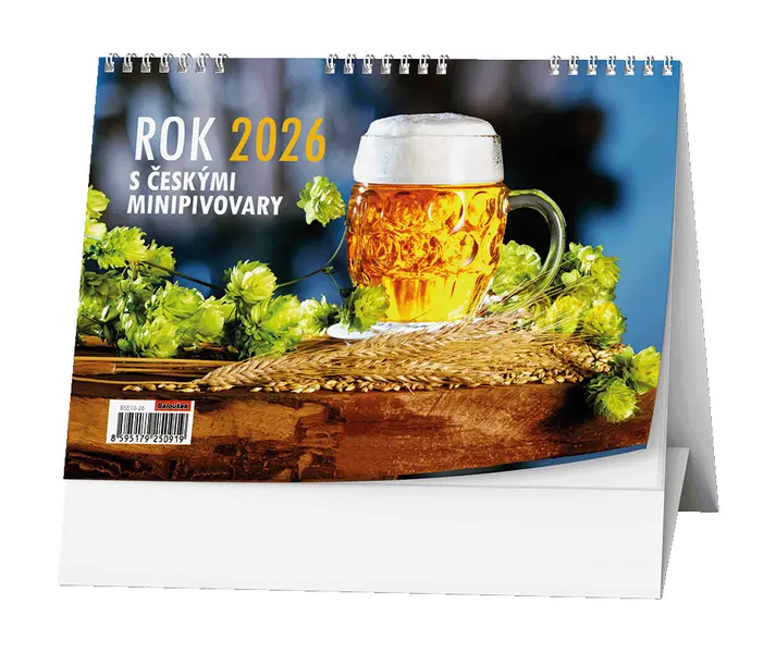 Kalendář stolní Rok 2026 s českými minipivovary