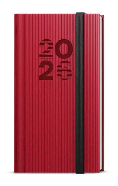 Diář týdenní - Jakub - Vigo - kapesní - červená